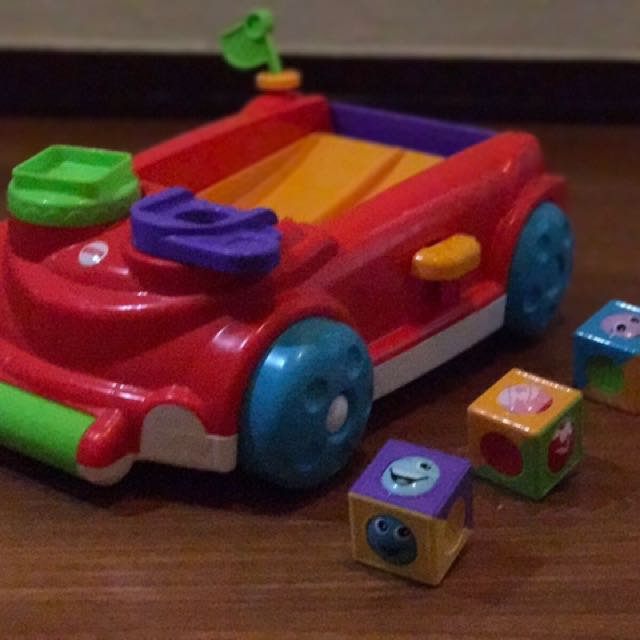 fisher price roller blocks wagon