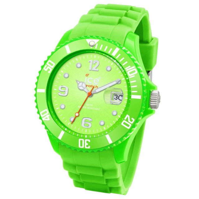 Genuine Ice Watch Neon Green And Sunkist Orange Men S Fashion Watches On Carousell