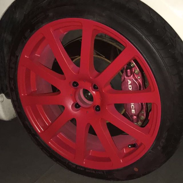 hot pink rims