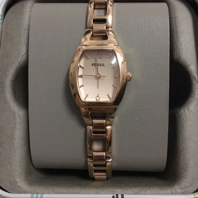 NEW Fossil BQ1069 Rose Gold Stainless Steel Women Watch