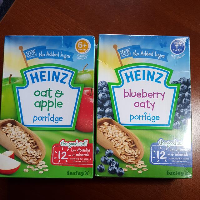 heinz blueberry baby porridge