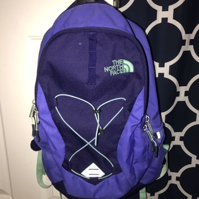 north face jester backpack purple