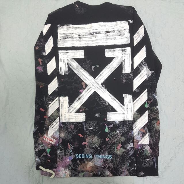 Off white store brushed long sleeve