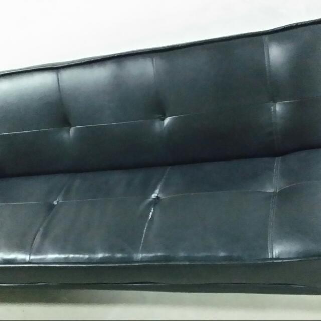 PVC Sofa Bed, Furniture & Home Living, Furniture, Sofas on Carousell