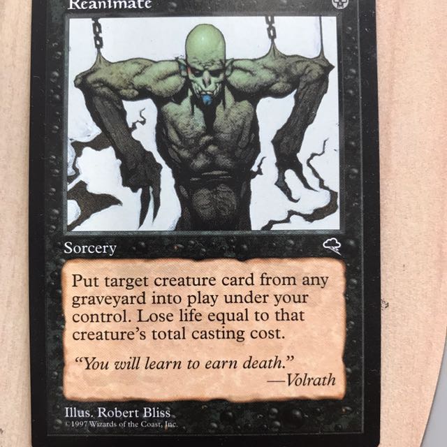 Reanimate Magic The Gathering, Hobbies & Toys, Toys & Games on Carousell