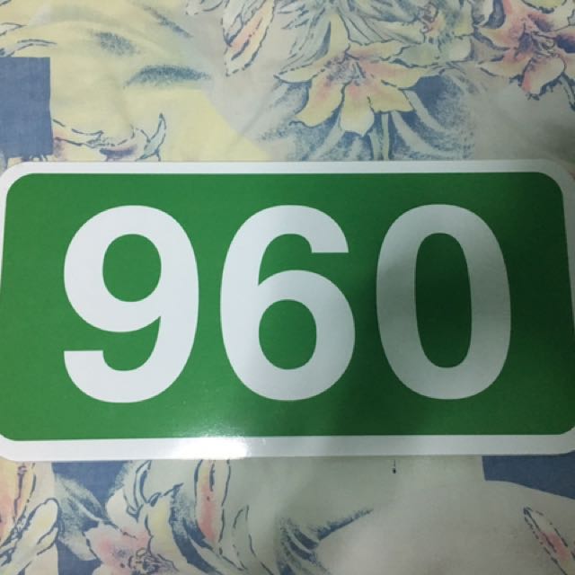 SMRT-960 Rear Destination Signage, Furniture & Home Living, Lighting ...