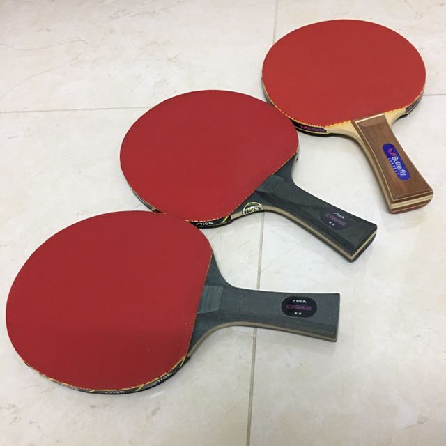 Stiga And Butterfly Table Tennis Rackets, Sports Equipment, Sports