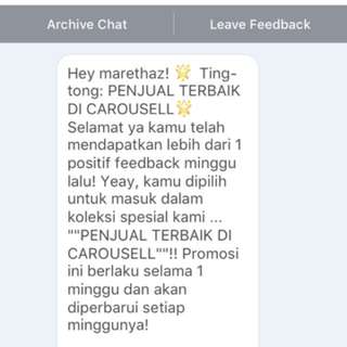 Thanks Carousell