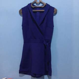 Blue Dress Jumpsuit