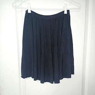 Hollister Navy Skirt