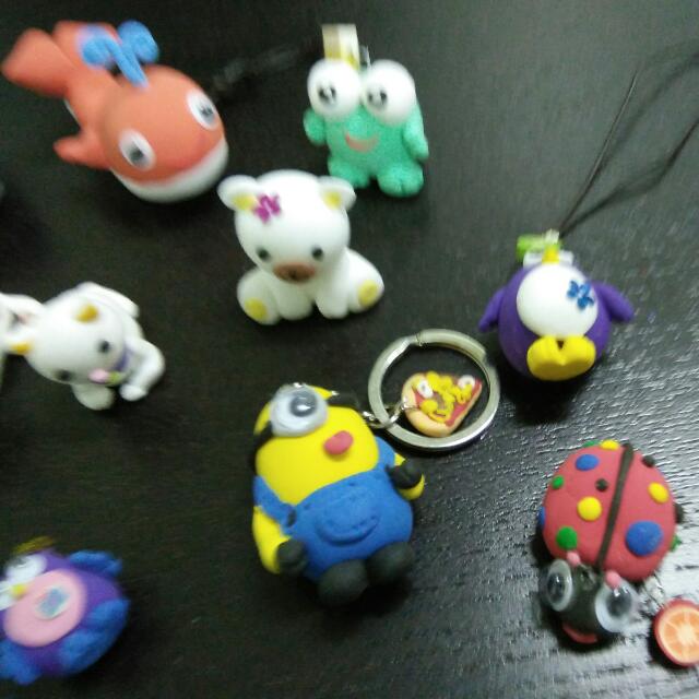 Air dry clay keychain hotsell