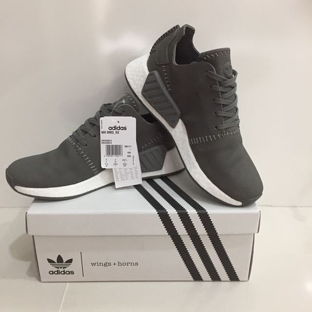 adidas grey leather trainers
