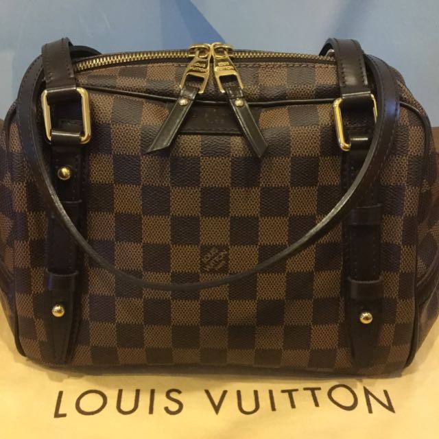 Louis Vuitton Rivington PM Damier Ebene Bag, Luxury, Bags & Wallets on  Carousell