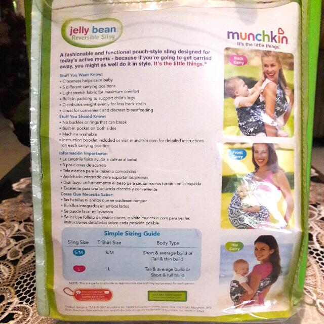 Baby Carrier Jelly Bean Munchkin