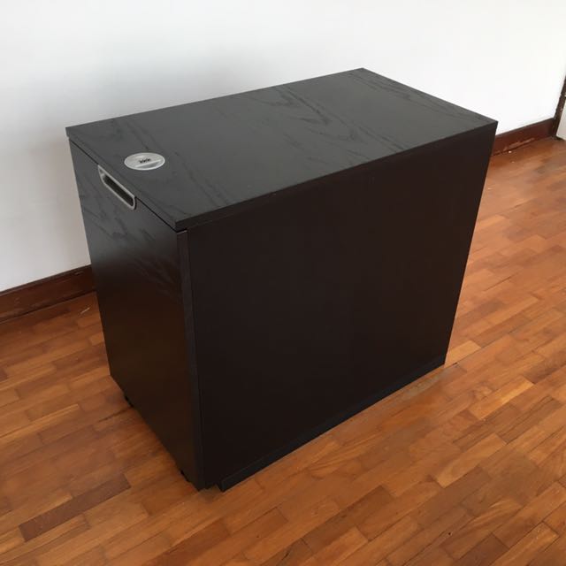 Ikea Galant Printer Or File Cabinet Black 80cm X 45cm X 72cm