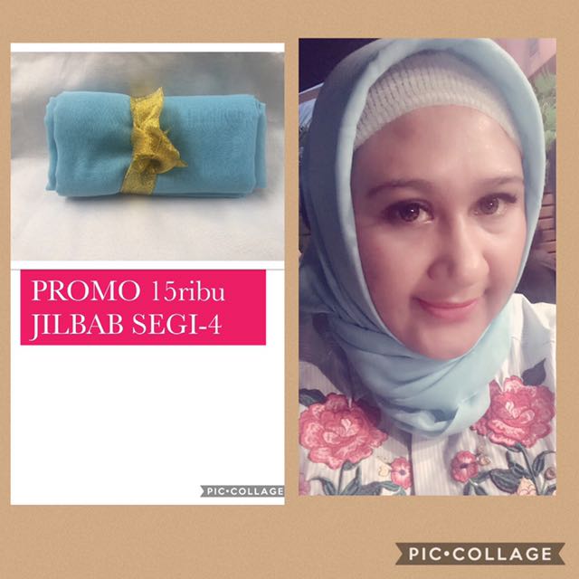 Promo 15rb Jilbab Polos Segi Empat Olshop Fashion Olshop Muslim Di