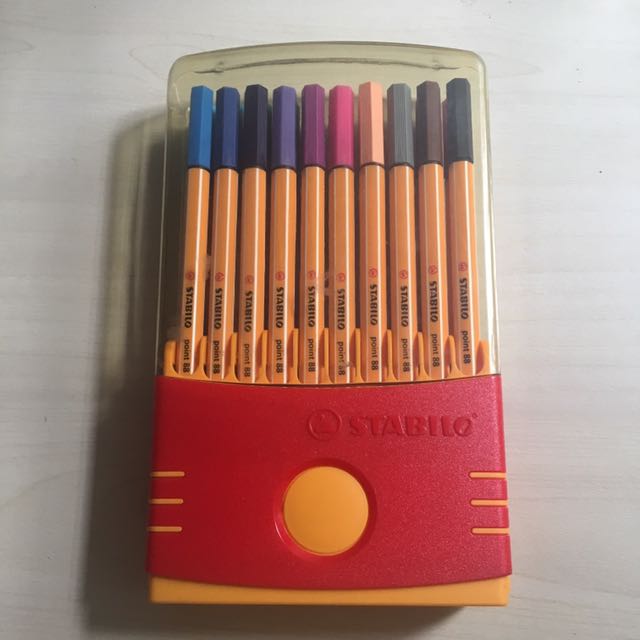Stabilo Point 88 Fineliner Set 20 Pcs Books Stationery Stationery On Carousell