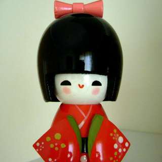 Cute Japanese Kokeshi Dolls