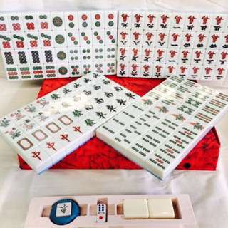 Mahjong Set White Tiles