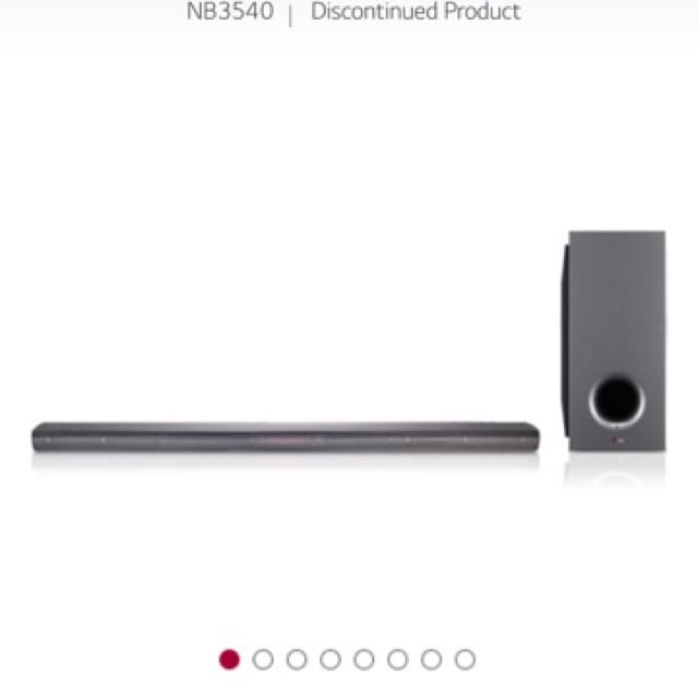 Soundbar lg 2.1 320w clearance