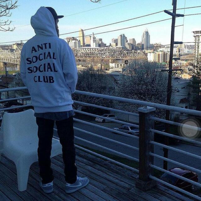 anti social club mind games hoodie