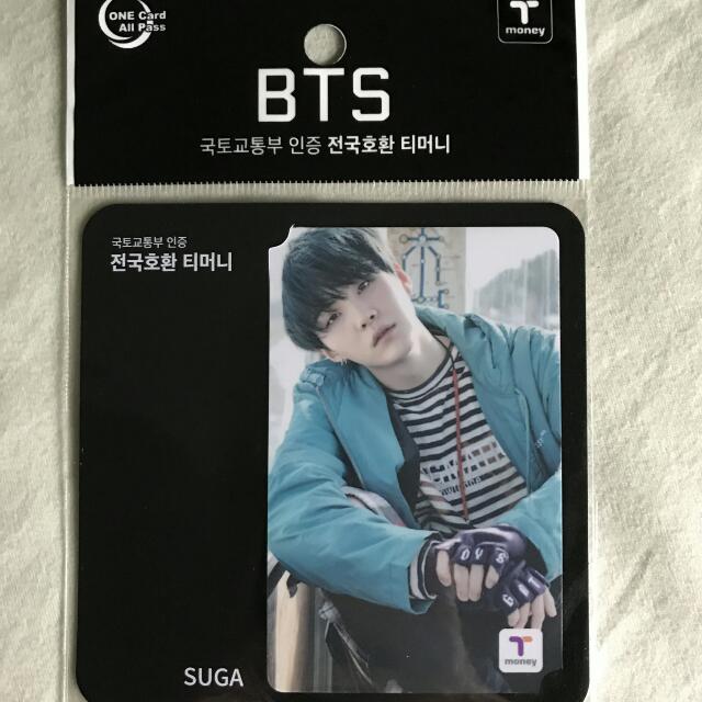 Bts T Money Card Suga K Wave On Carousell