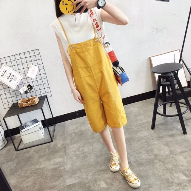 cute yellow jumpsuits