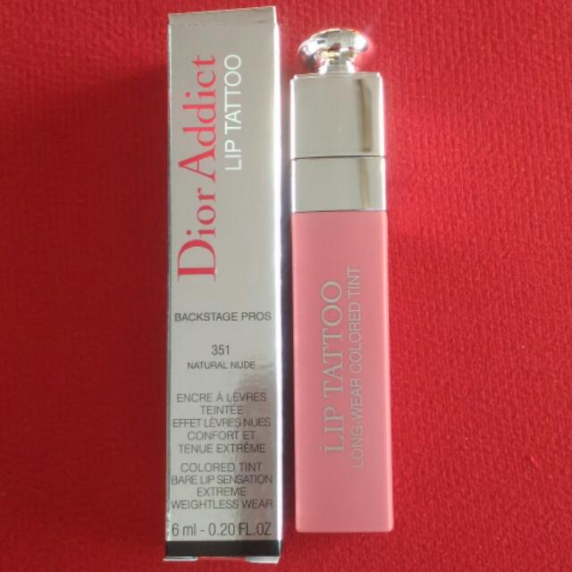 Dior Addict Lip Tattoo 351 Natural Nude 6ml Beauty Personal
