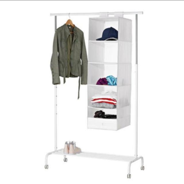 Ikea Hanging Clothes Organizer, 傢俬＆家居, 其他, 掛鉤和衣架 Carousell