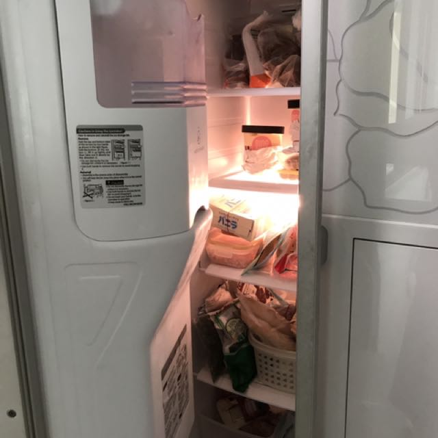 LG Refrigerator Side By Side 516L GRP217LGB, TV & Home Appliances