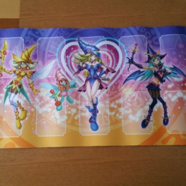 Limited Edition Yugioh Dark Magician Girl Playmat Hobbies And Toys Toys And Games On Carousell