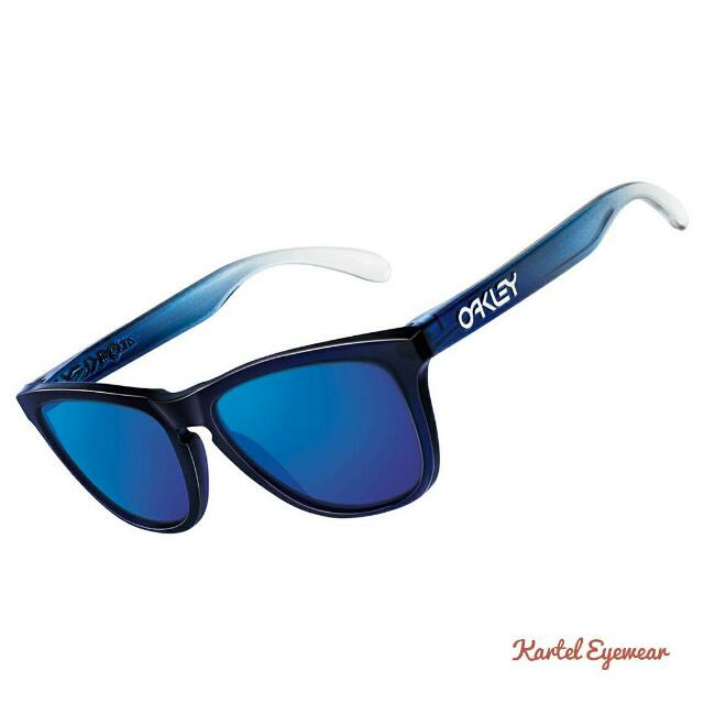 oakley blue frogskins
