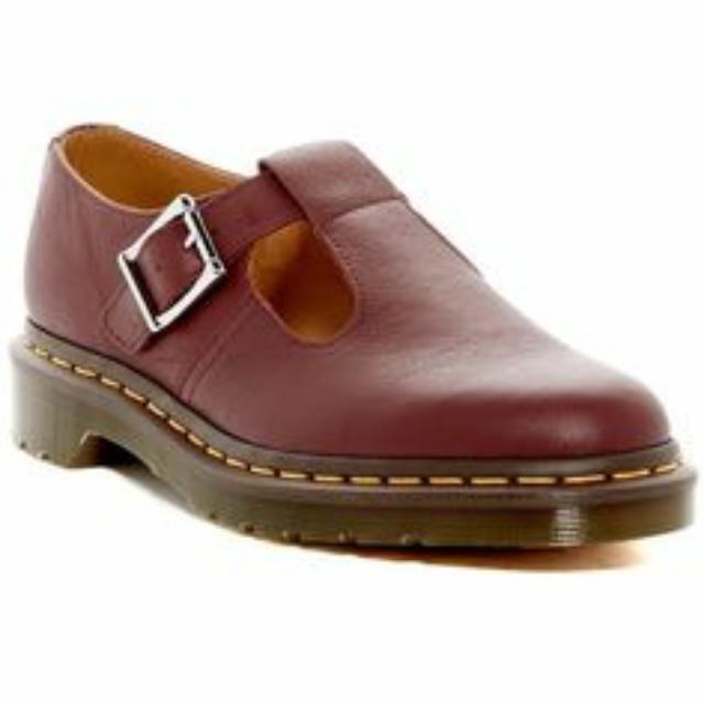 dr martens polley cherry red
