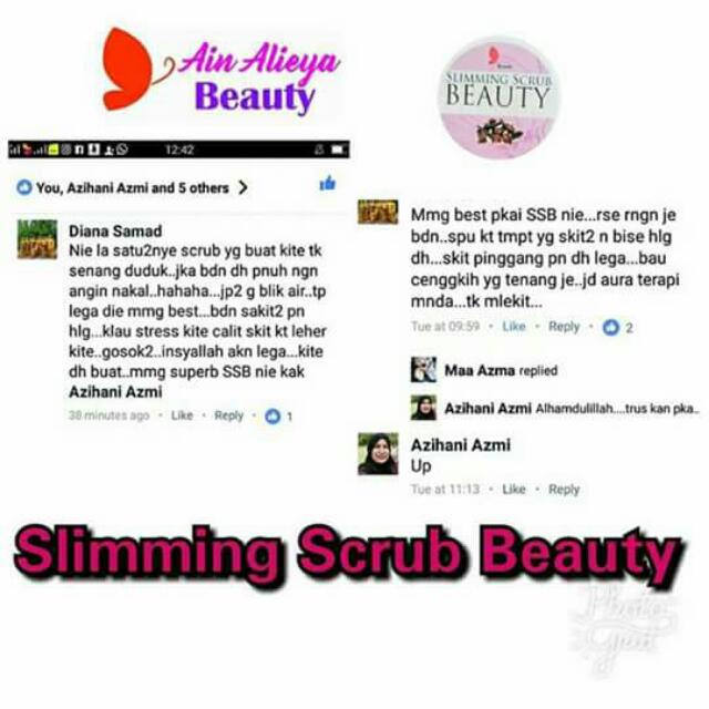 slimming scrub beauty harga