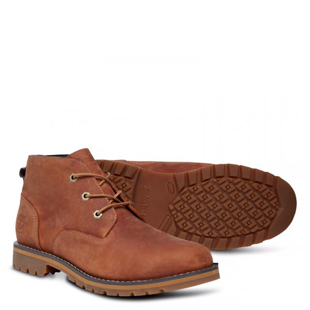 Timberland Men S Waterproof Larchmont Chukka Brown Boots Men S