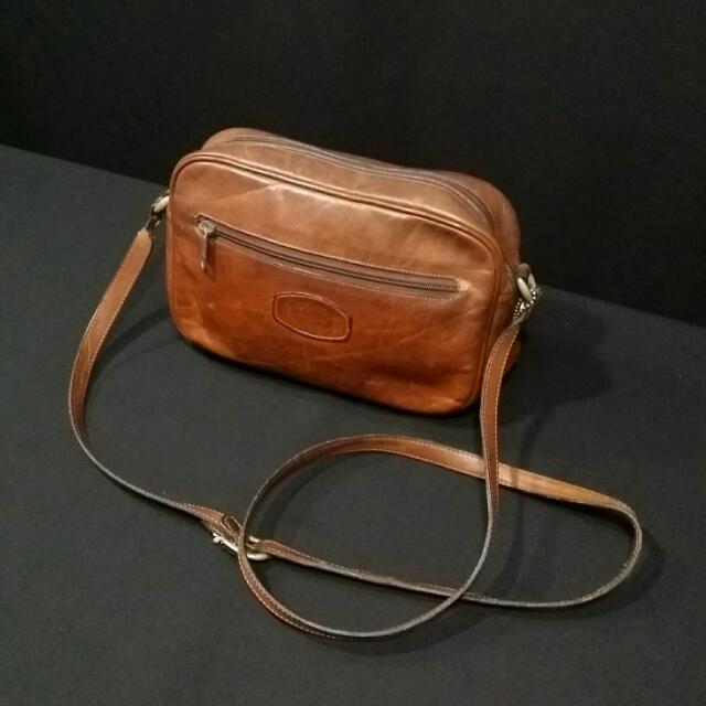 Vintage Oroton Leather Sling Bag Men s Fashion Bags Sling Bags