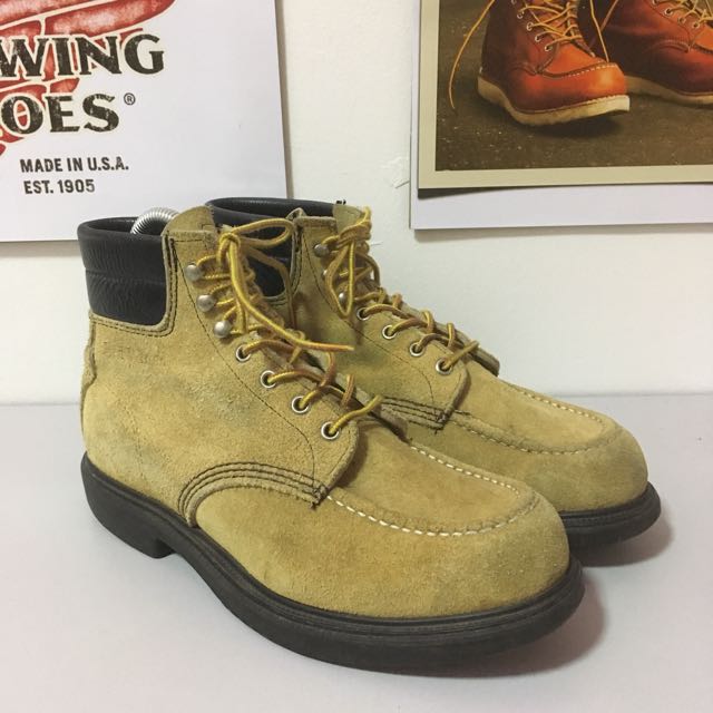 Vtg Red Wing 8118 Super Sole Tag 1997