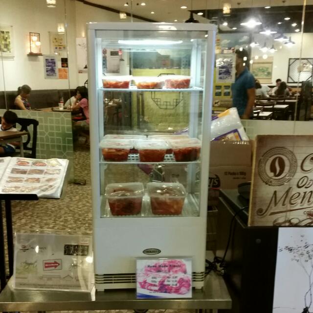 Berjaya Table Top Display Chiller, Furniture & Home Living, Kitchenware