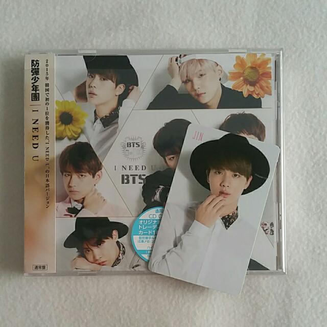 Bts I Need U With Jin Photocard Hobbies Toys Memorabilia Collectibles K Wave On Carousell