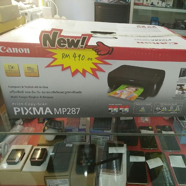 CANON PIXMA MP287 Printer, Audio, Portable Audio Accessories on Carousell