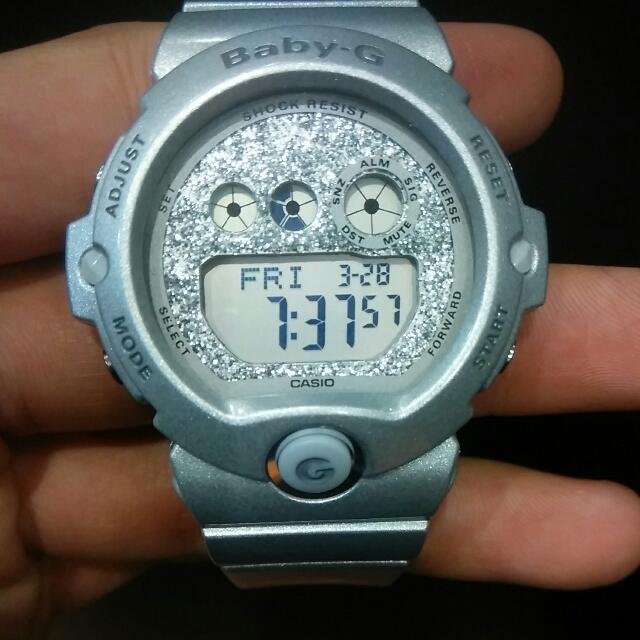 Casio Baby G BG 6900SG 8 Silver Bg6900sg 8 Women s Fashion