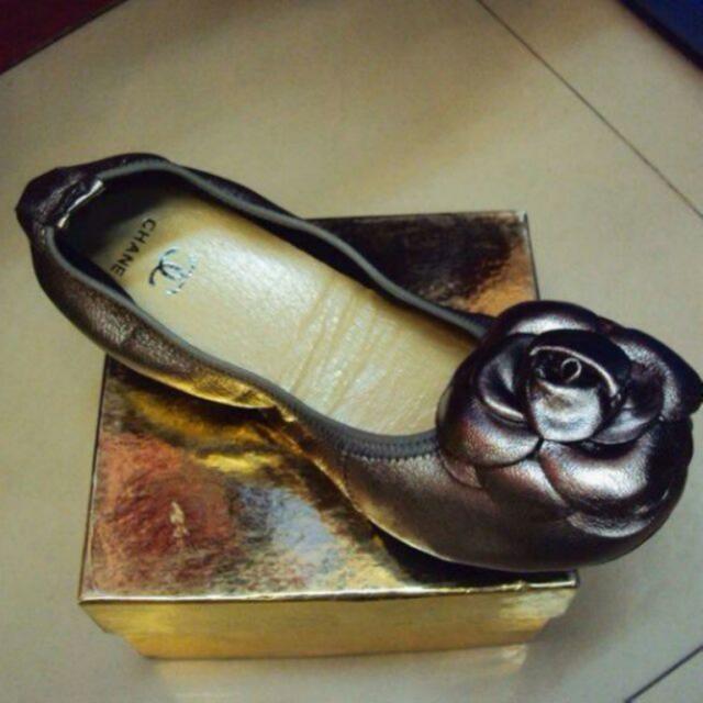 Chanel foldable flats discount