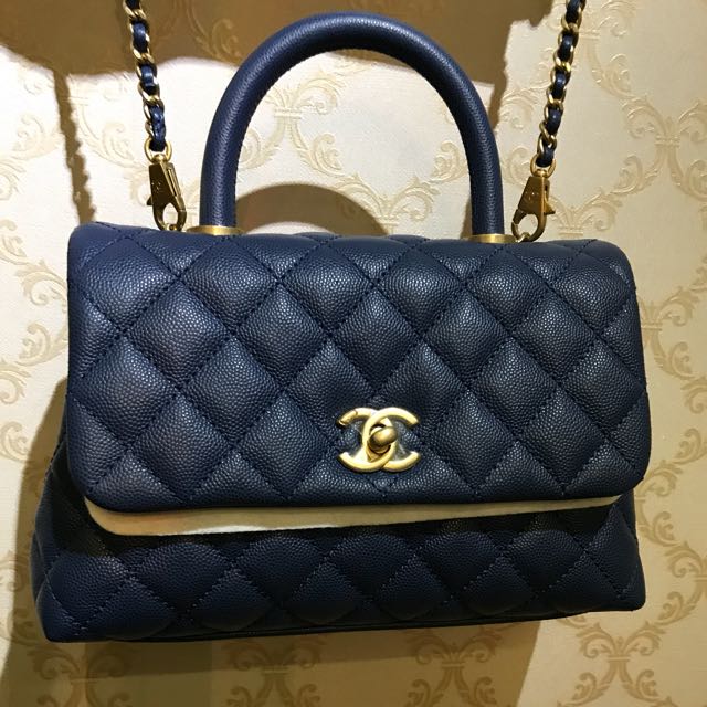 Chanel Coco Handle mini full set bnib, Luxury, Bags & Wallets on Carousell