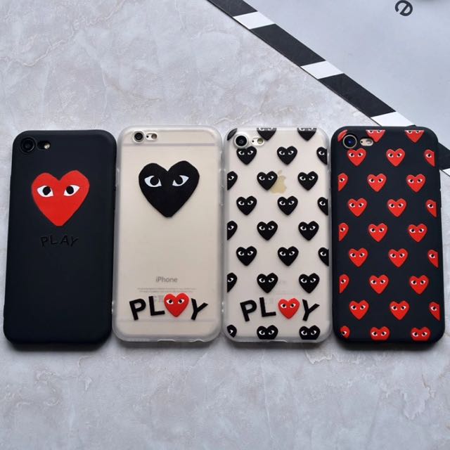 cdg play phone case