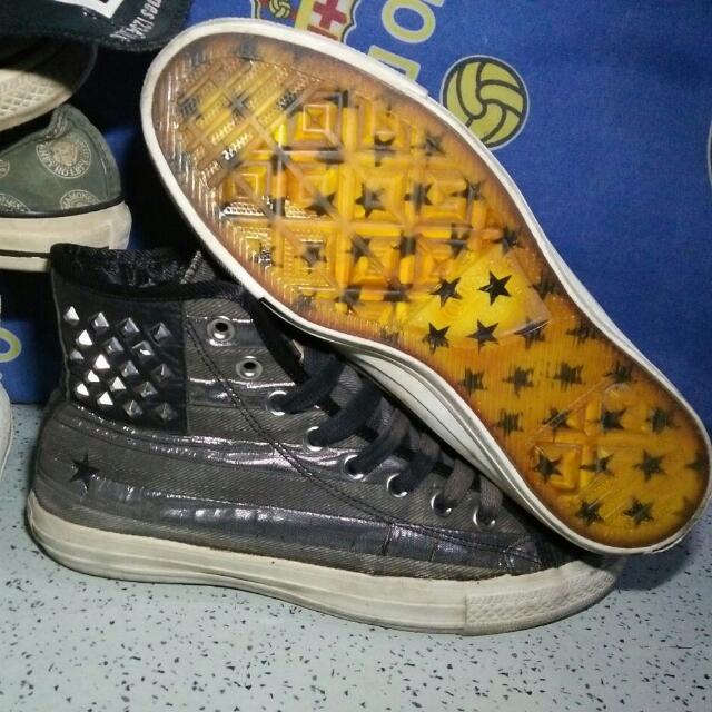 american flag converse with studs