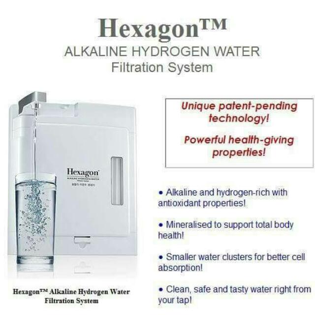 Hexagon (Keo San) Alkaline Hydrogen Water Filtration System, TV & Home