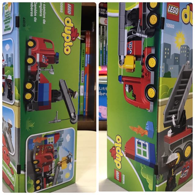 lego duplo town 10592 fire truck building kit