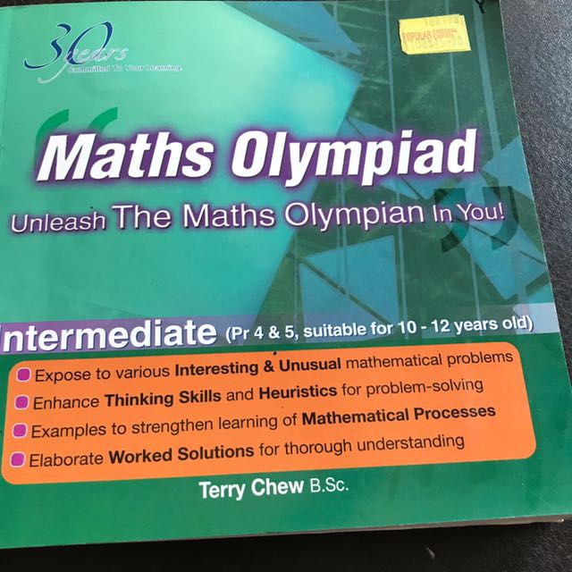 Math Olympiad By Terry Chew, Hobbies & Toys, Books & Magazines