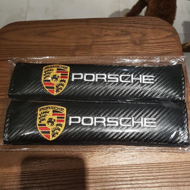 Porsche Seat Belt Cover, Car Accessories on Carousell