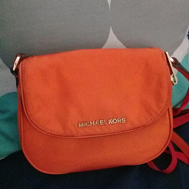 michael kors bedford purse orange